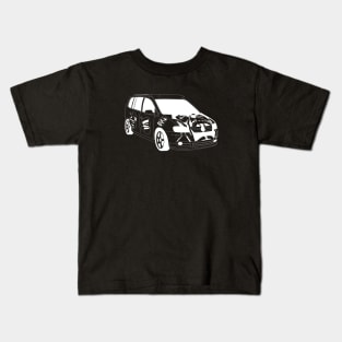 Twinkie's Car White Outline Kids T-Shirt